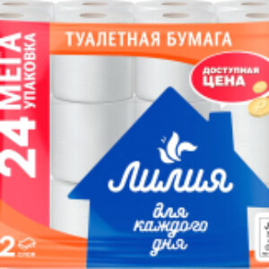 Туалетная бумага 2х слойная 21век