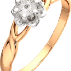 Кольцо из комбинированного золота 2D00119.14K.B 21век