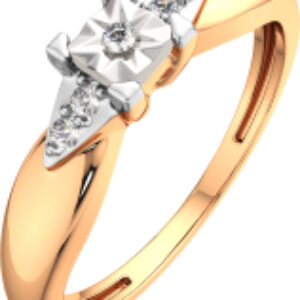 Кольцо из комбинированного золота 2D00182.14K.B 21век