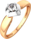 Кольцо помолвочное из комбинированного золота 2D00238.14K.B.ZZ 21век