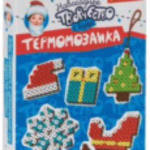 Развивающая игра Новогодняя термомозаика 2D с Буки / ВВ4524 21век