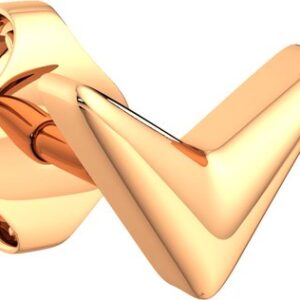 Моносерьга из розового золота 300241.9K.R 21век