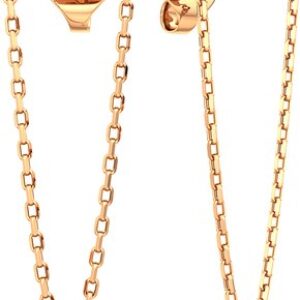 Серьги из розового золота 300283.9K.R 21век