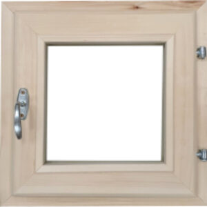 Окно для бани Липа 30x30 21век