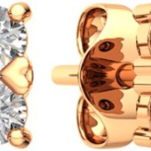 Серьги из розового золота 3101381.9K.R 21век