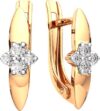 Серьги из розового золота 3101579.14K.R 21век