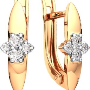 Серьги из розового золота 3101579.14K.R 21век