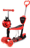 Самокат детский Божья коровка 3 в 1 / 641275 21век