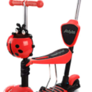 Самокат детский Божья коровка 3 в 1 / 641275 21век