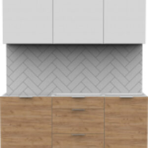 Кухонный гарнитур Микс Топ-3 1.7м без столешницы 21век