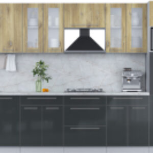 Кухонный гарнитур Мила Пластик 3.2 21век