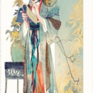 Картина по номерам Японская гейша 35x88 / HRP0005 21век