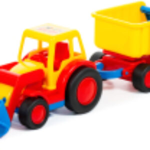 Погрузчик игрушечный с прицепом Базик / 37657 21век