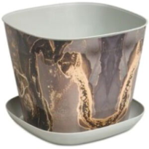 Вазон Ротанг Квадратное с поддоном / 38125150 21век