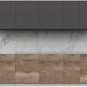 Кухонный гарнитур Микс Топ-39 2.6м без столешницы 21век