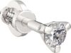 Моносерьга из белого золота 3D00412.14K.W 21век