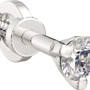 Моносерьга из белого золота 3D00412.14K.W 21век