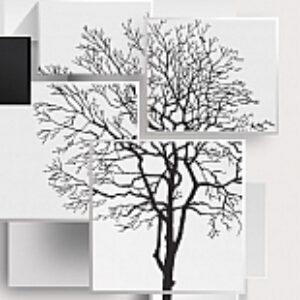 Фотообои листовые Дерево 3D Инь-янь 2 21век