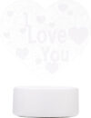 Ночник 3D Сердце с надписью I Love You EN-NL 23 / 106254 21век