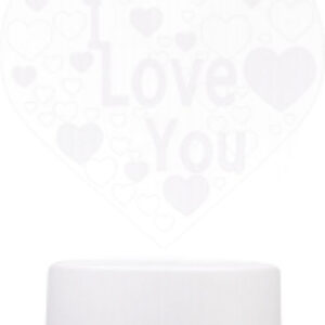 Ночник 3D Сердце с надписью I Love You EN-NL 23 / 106254 21век