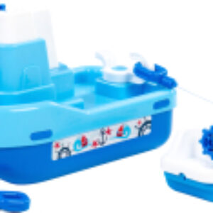 Катер игрушечный Буксир Лагуна №402 с корабликом №4 / 41227 21век