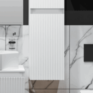 Шкаф-полупенал для ванной Соренто 40 вертикаль 21век