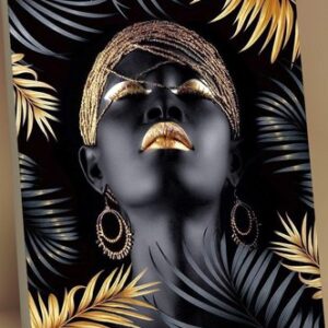 Картина по номерам Золотая красавица 40x50 / HR0454 21век