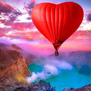 Картина по номерам Полет на воздушном шаре 40x50 / HR0609 21век