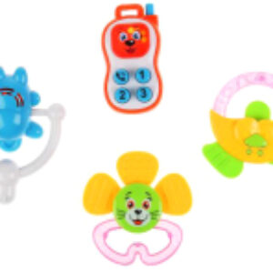 Набор прорезывателей для зубов Моя Первая Игрушка 4 в 1 / 1611M061-R 21век