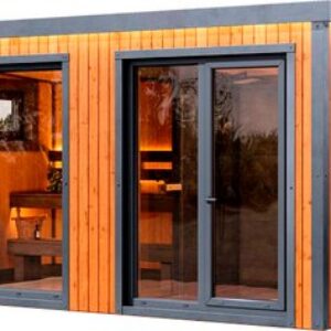 Готовая модульная баня Модульная 4.2x2.2x2.5м 21век