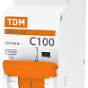 Выключатель автоматический ВА 47-100 1Р 100А (C) 10кА / SQ0207-0055 21век