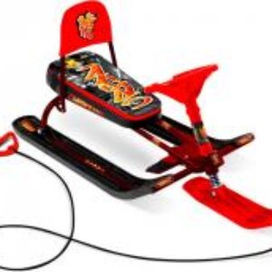 Снегокат детский Тимка спорт 4-1. Граффити красный / ТС4-1 21век