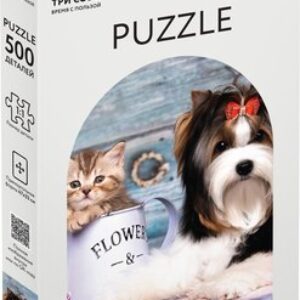 Пазл Йорк и котенок / ПК500_54659 21век