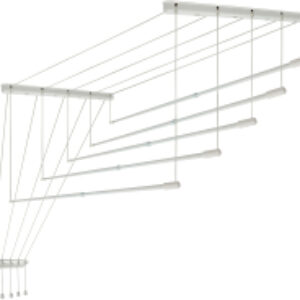 Сушилка для белья Потолочная телескопическая 5 прутьев 100-180см 21век