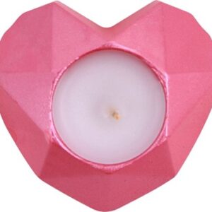 Свеча Декоративная с подсвечником Сердце грань МС5-202 21век