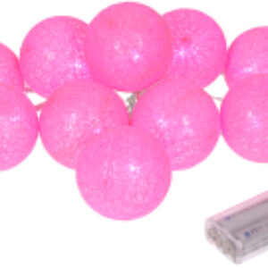 Светодиодная гирлянда Нить с Хлопковыми шарами 55167 21век