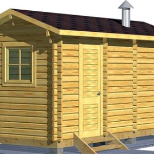 Баня из бруса Мини 5м 21век