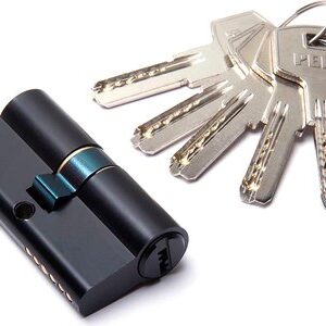 Цилиндровый механизм замка 60мм К-К Компьютерный ключ / INCC 60 21век