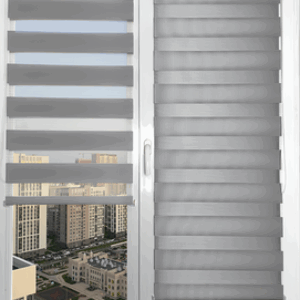 Рулонная штора Мидлайт 67x150 (cветло-серый) 21век