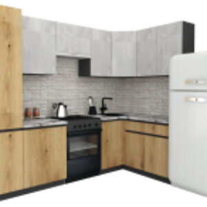 Кухонный гарнитур Эко-7 1.4x2.6 правая 21век