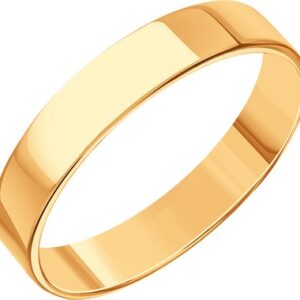 Кольцо обручальное из красного золота П7302-003К145 21век