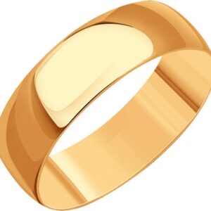 Кольцо обручальное из красного золота П7302-005К145 21век