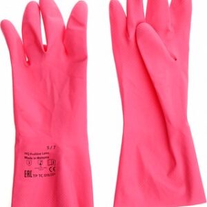 Перчатки хозяйственные Латексные многоразовые / 73579 21век