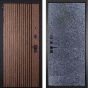 Входная дверь Шторм 77-1 бетон темный 21век