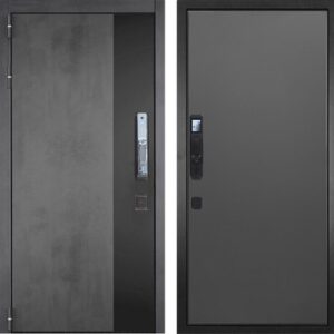 Входная дверь Роял Смарт 77 графит нубук 21век