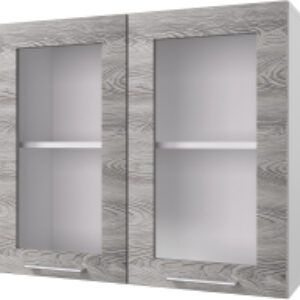 Шкаф навесной для кухни Оптима 80 Витрина 21век