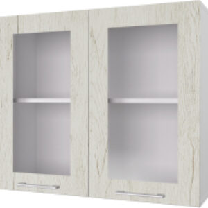 Шкаф навесной для кухни Оптима 80 Витрина 21век