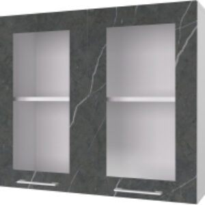 Шкаф навесной для кухни Оптима 80 Витрина 21век