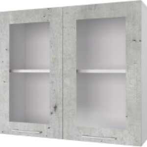 Шкаф навесной для кухни Оптима 80 Витрина 21век