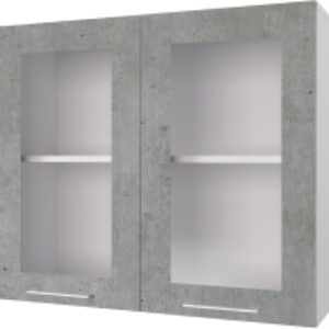 Шкаф навесной для кухни Оптима 80 Витрина 21век